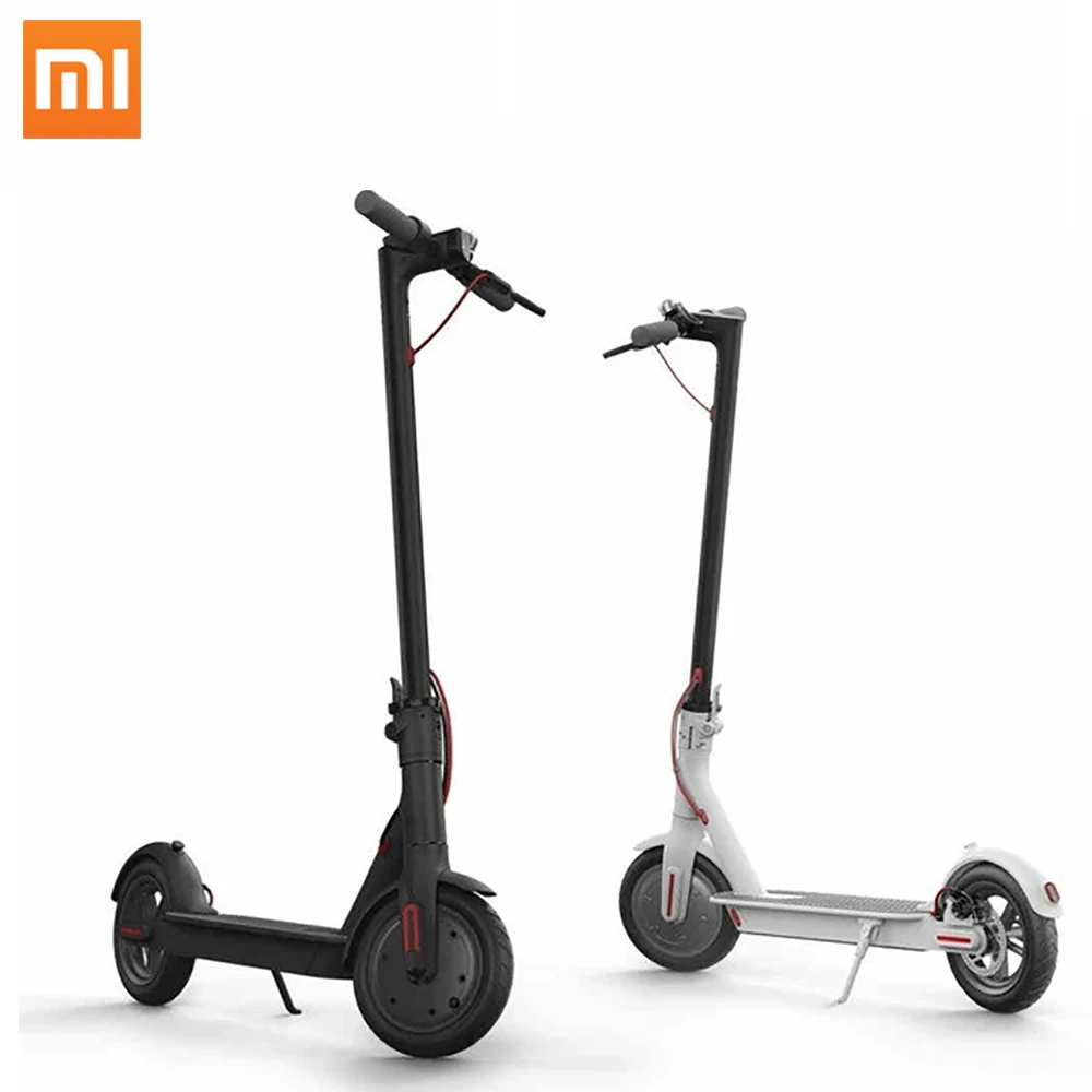 

Original xiaomi M365 foldable electric mobility scooter, White black