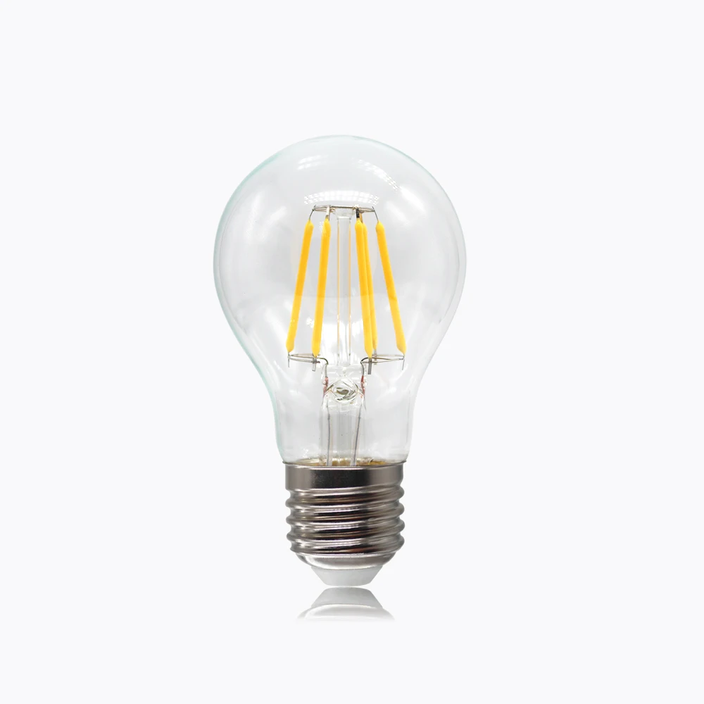 Vintage Light Bulb Edison Style LED A19 4W  Warm White Clear Pendent Light  LED Dimmable filament Bulb