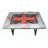 Loft Style Metal Union Jack Bar Special Table