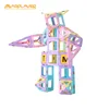 New Style 81 pcs Magnetic Connector Toys Plastic Magnetic Building Blocks for Kids