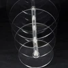 5 tiers clear crystal acrylic round cake cupcake stand birthday wedding display