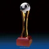 Crystal Ball Resin Gold Plated Technique Basketball Award