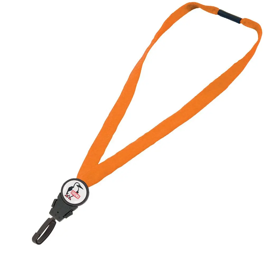 Chums Safety 11112 Cotton Detachable Breakaway Lanyard with RHook15 J-Clip Attachment, Orange (Pack of 6)