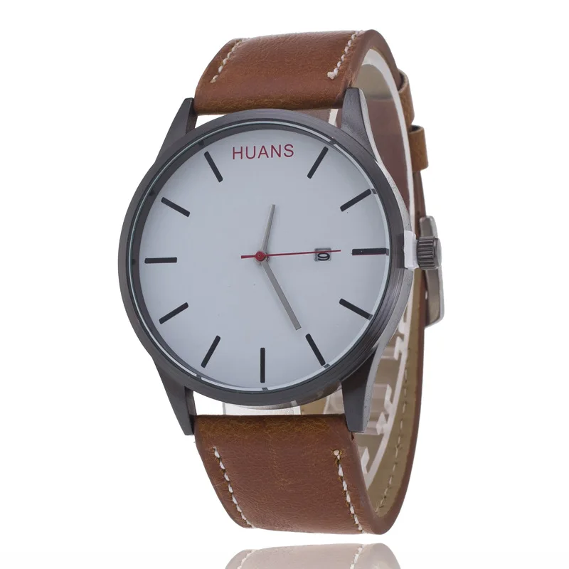 

Watch Men Leather Band Wrist Watch Male Top Brand Oem accepted QW05