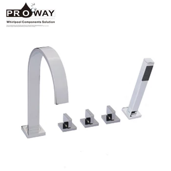 Pakistan Bathroom Sanitary Fittings Bathtub Faucet With Handheld