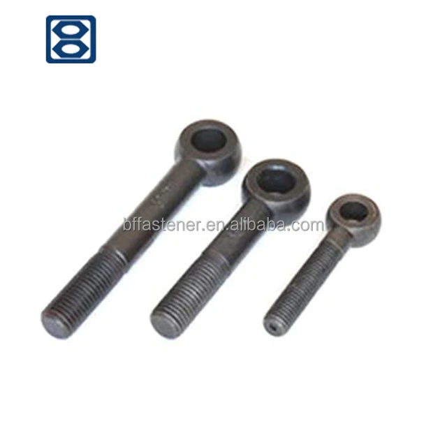 
full thread half thread long eye bolt forge 