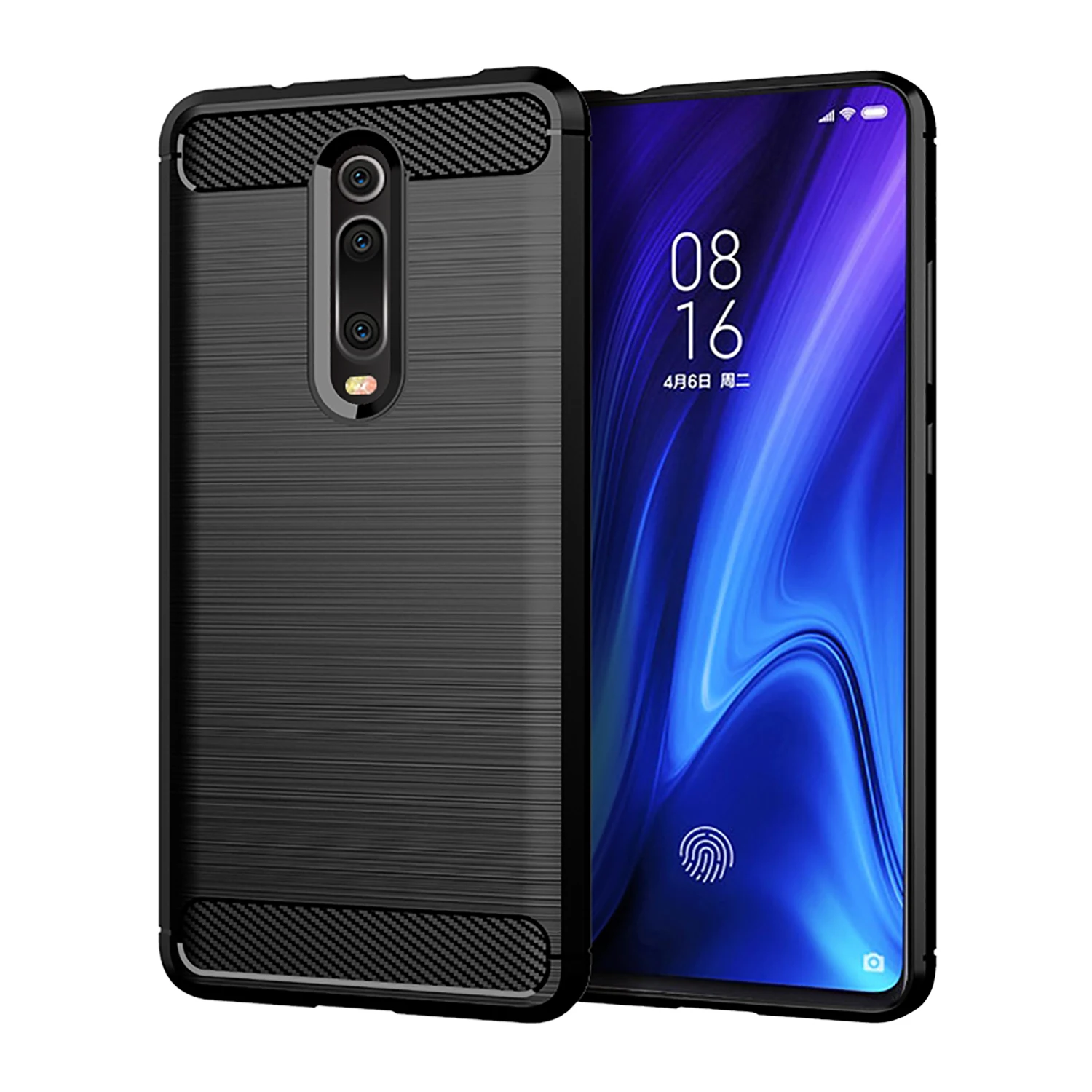 

Carbon Fiber Shockproof Soft TPU Back Cover mobile Phone Case For redmi K20 Pro, N/a