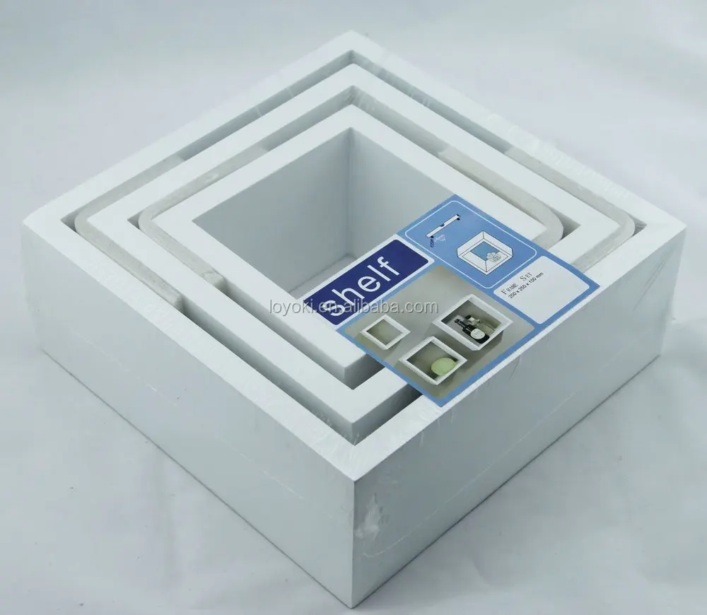 2015 nieuwe stijl moderne thuis 3 stuks wit vierkante cube ...