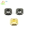 Metal brass square shoe eyelet metal