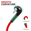 Gaming USB cable for iphone 8 10 X Xr Xs max Nylon Braided Charging USB Data Cable