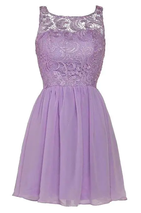 lilac and silver dress