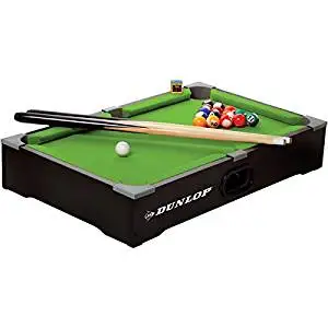 Remeehi Mini Billiards Tabletop Game Toy Pool Table with Cues Triangle and Balls