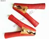 All Plastic Insulation Electrical Test Clamps 100A 90mm Alligator clip/Crocodile Clips cable connector wire
