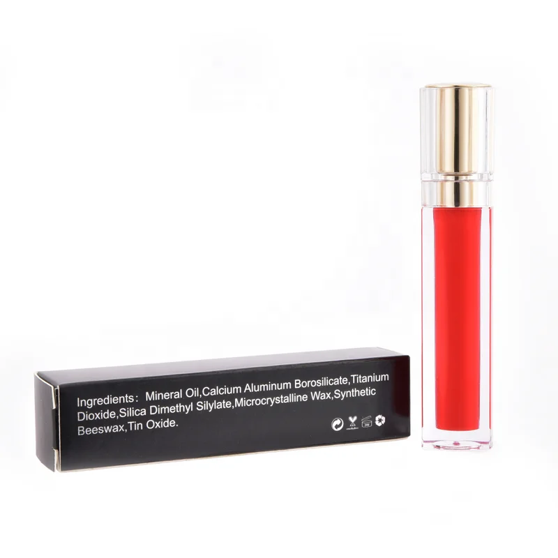 
Custom your logo organic vegan lipgloss private label lip gloss matte lipgloss 
