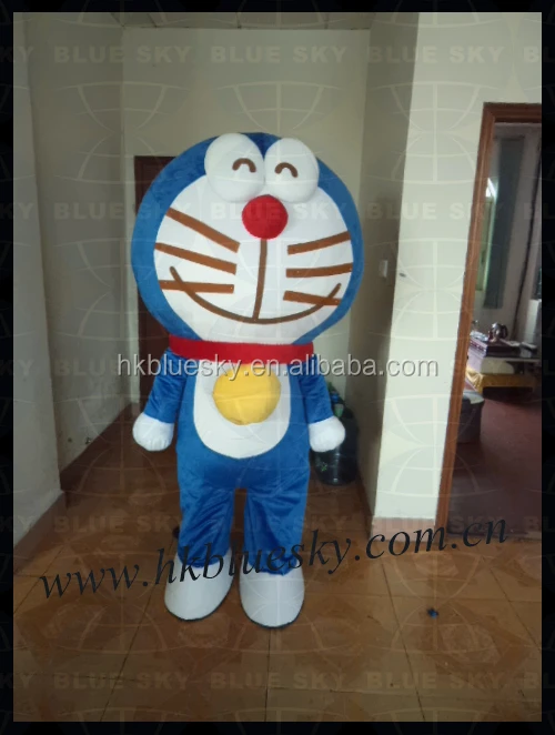 

bswm260 EVA head doraemon mascot costume doraemon costume for adult, Picture shown or customized