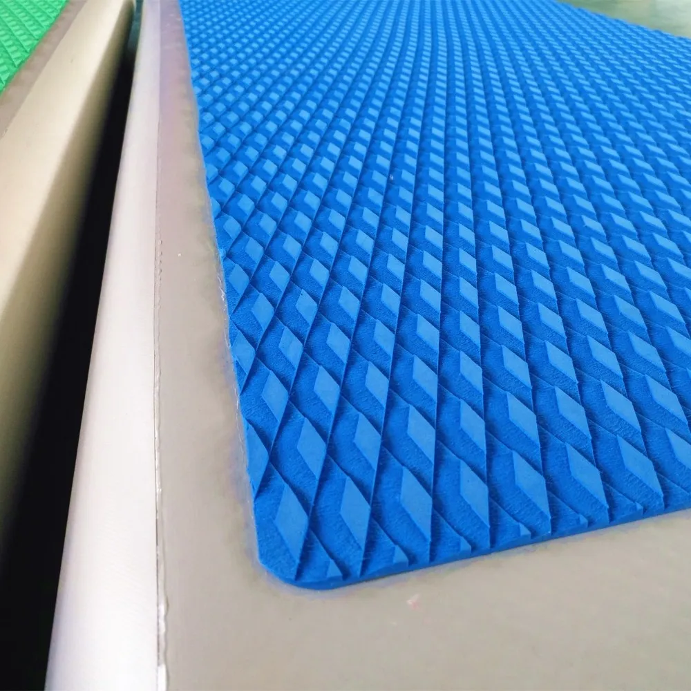 
Inflatable water yoga mat air track mattress gymnastics mat on water fitness floating rubber yoga mat 