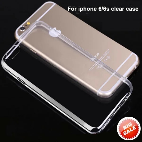 

Cheap mobile phone case 0.3mm for iphone 6 case transparent