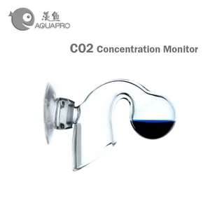 Aquarium CO2 concentration Monitor High Quality Aquarium CO2 Drop checker 15ml CO2 test liquid and sucker