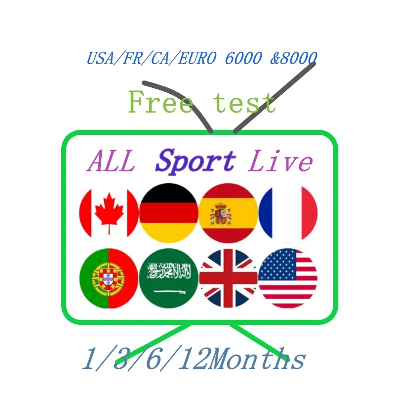 IPTV USA french 6000+ Live 800+ VOD iptv subscription European 1 year Europe canada france adult vod x x x iptv reseller panel