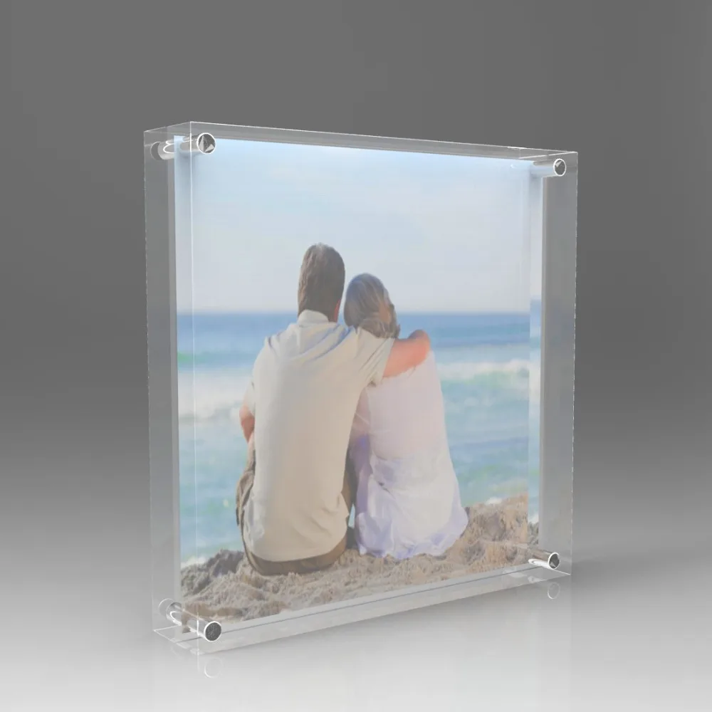 Wholesale 4x6 Inch 24mm Thick Acrylic Picture Frame,Clear