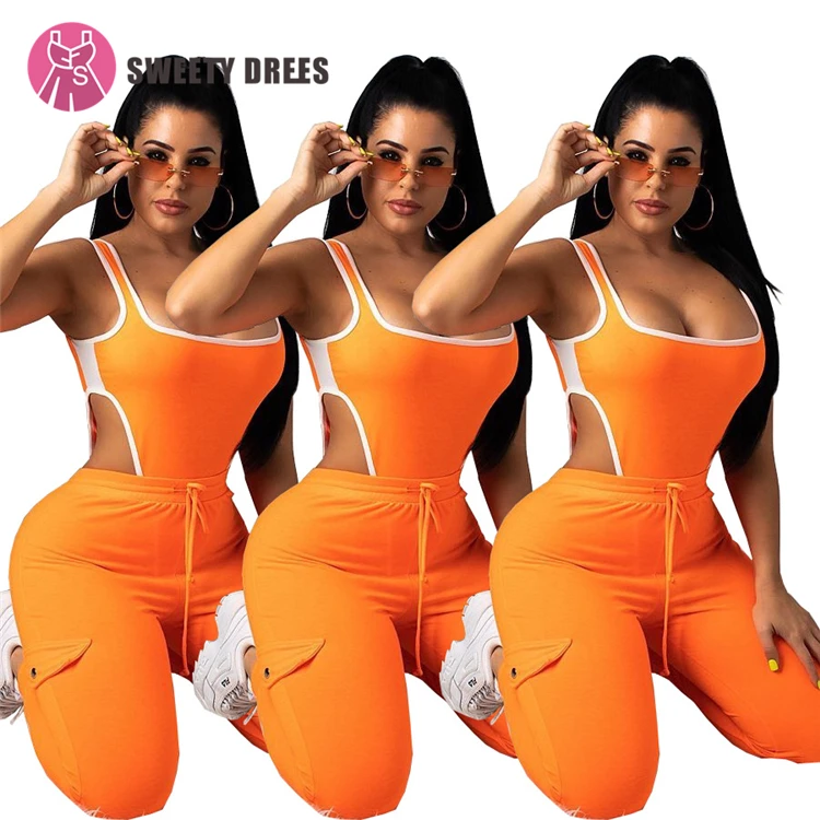 

9S00901 Summer Wholesale solid color sleeveless sexy swimwear for women two-piece set, N/a
