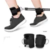 Adjustable Workout Fitness Weight Lifting Ankle Cuff Straps For Cable Machine With Single Steel D-Ring