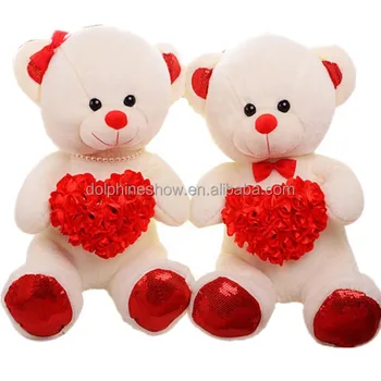 nounours de saint valentin