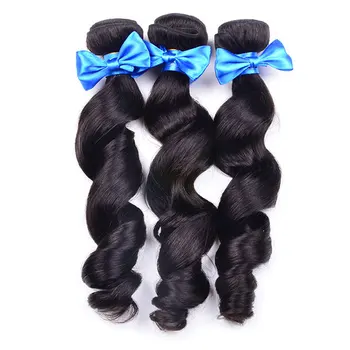 New Products 100 Virgin Indian Loose Curl Hair Loose Wave Bubdles