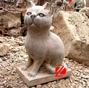 sitting cat statue