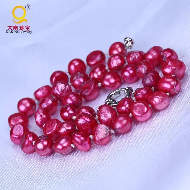 Fashion baroque shape pearl bead jewellery artificial color pearl cheap price pearl jewellery