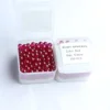 Smooth red ruby sphere price 5# color created corundum gems beads for machine bearing