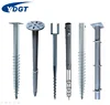 Galvanized Construction Helical Ground Screw Pile Anchor For Foundation
