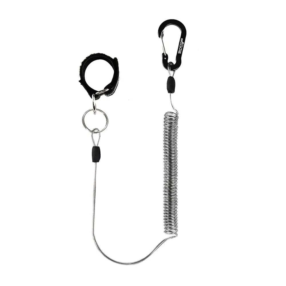 

Booms Fishing T01 Coiled Lanyards with Rod Tie Belts for Fishing Rods and Nets