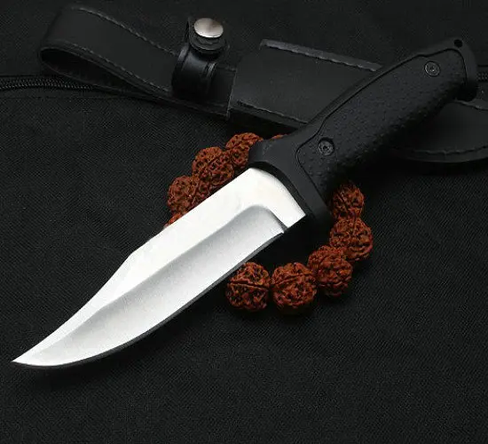 

5CR13MOV Stainless Steel Knife Camping Outdoor Knives with Rubber Handle Survival Tools Dropshipping 2013