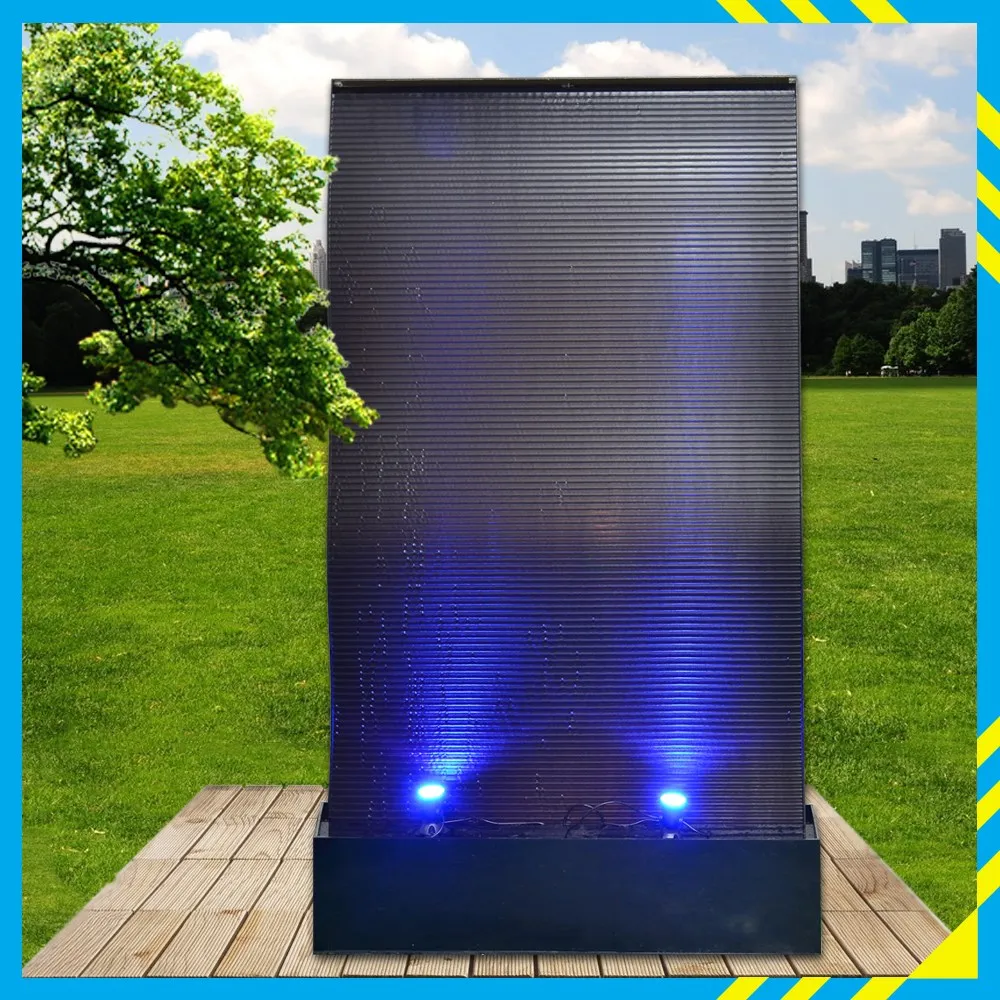 led 丙烯酸水墙瀑布墙室内装饰品