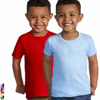 

Wholesale blank 20 colors 100% cotton customized logo children T-shirts