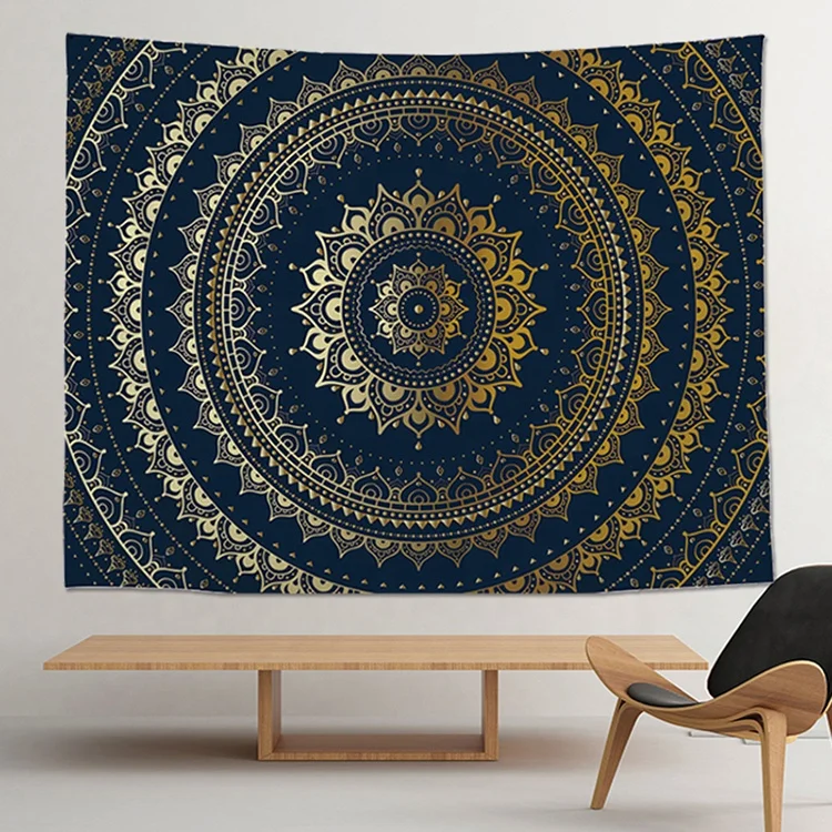 
Good quality sales promotion tapestry support custom bohemia India mandala wall tapestry 