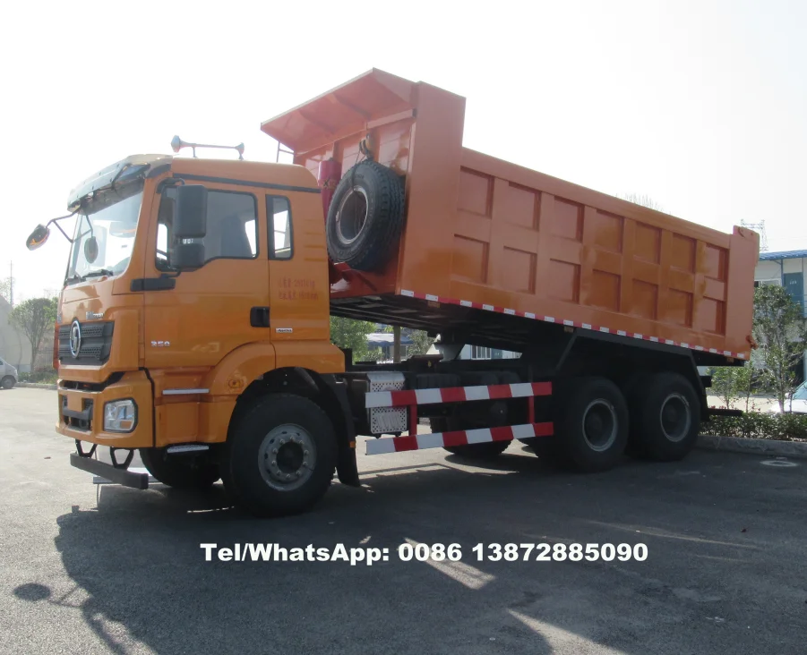 Shacman 6x4 16m3 18m3 Body Thickness 6mm Carbon Steel 10 Wheeler
