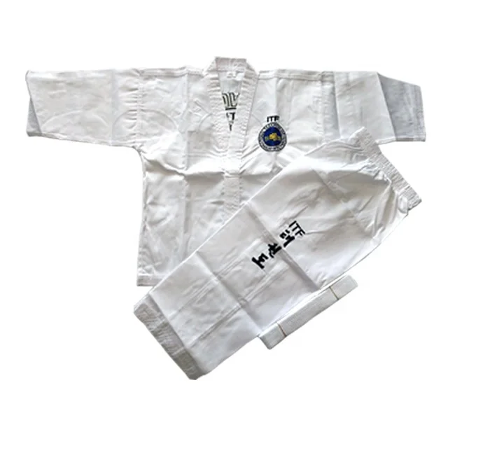 

Wholesale Cheap ITF Approved Taekwondo Uniform, White