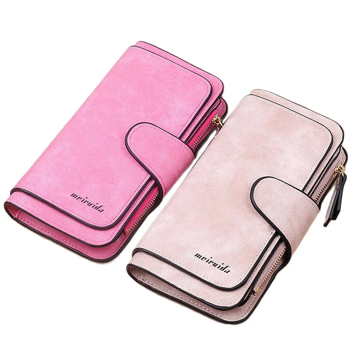 

30% OFF 2019 Fashion Women Wallet Long PU Leather Purse Forever Trifold Lady Clutch Wallet, 6 colors as pictures