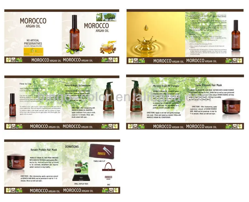 Morocco Argan Oil Catalogue