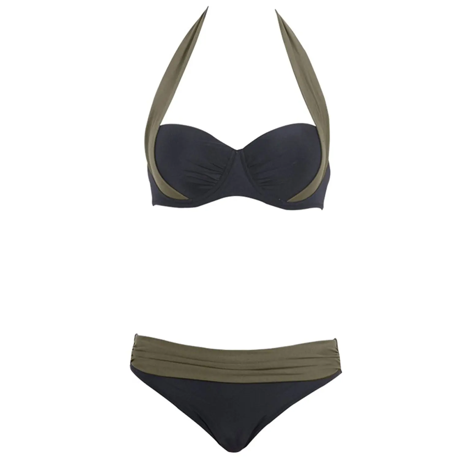 high waisted retro bathing suits