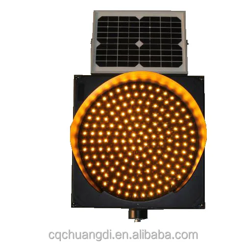 
Factory traffic light yellow amber road light solar fog light 
