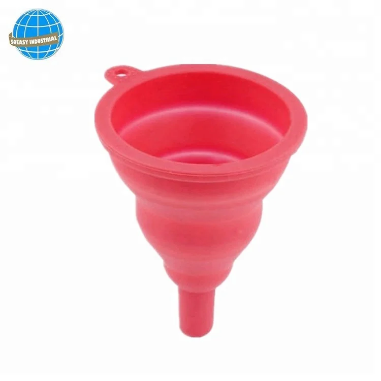 

Silicone Kitchen Accessories Foldable Liquid Telescopic Funnel, Pantone color