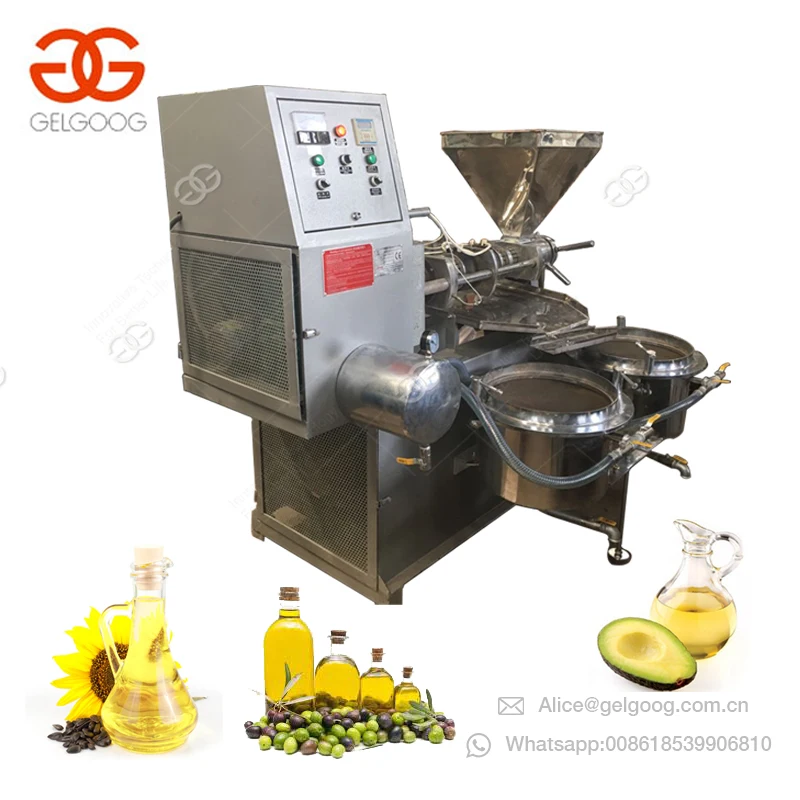 Automatic Cold Pressed Oil Extraction Castor Walnut Press Palm Refining