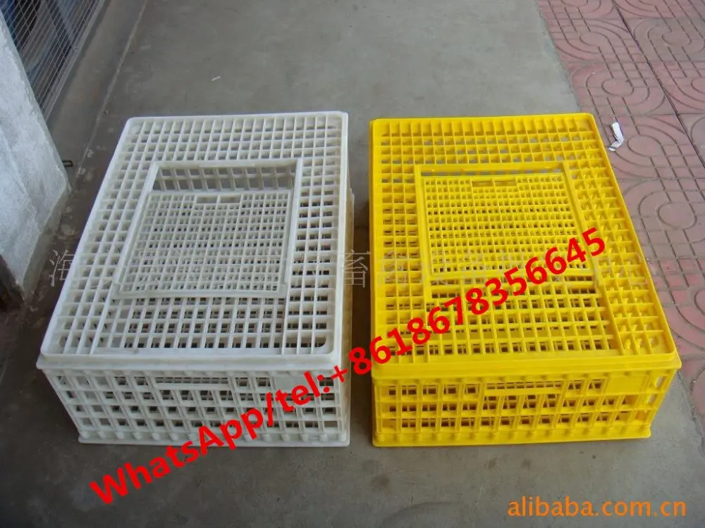 
Agricultural equipment plastic cage for Live chicken transportation chicken transport /transfer cage /crates 