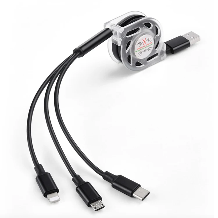 

Multiple Charging 3 In 1 8pin Type C Micro Usb Cable