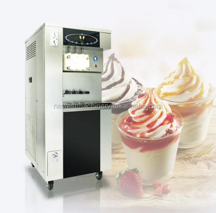 Mini Table Type 6l Hopper Portable Soft Serve Ice Cream Machine,Ice