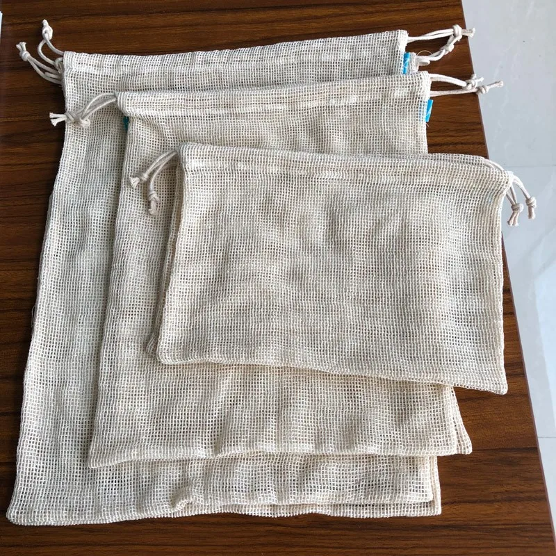 cotton mesh fabric for produce bags