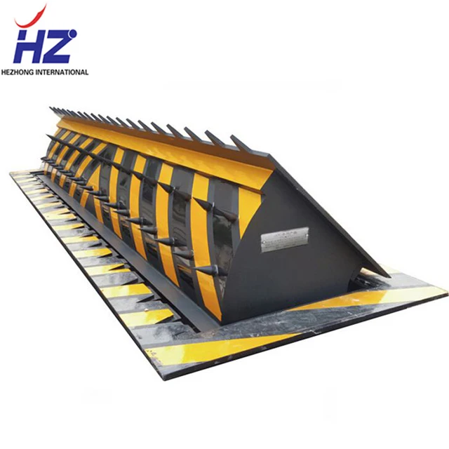 4m Remote Hydraulic Road Blocker& Security Roadblock Barrier Buy Road Safety Barrier,Road